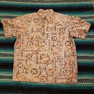 Reyn Spooner Mens pull over Aloha Hawaiian Shirt